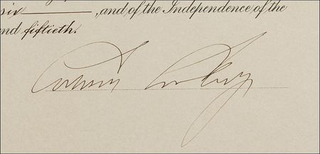 Lot #19 Calvin Coolidge Signed Document - Image 2