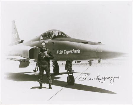 Lot #431 Chuck Yeager Signed Photographs - Image 2