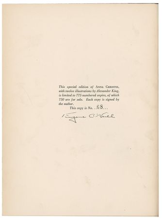 Lot #513 Eugene O’Neill - Image 1