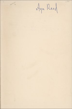 Lot #517 Ayn Rand: Beautifully signed first edition of Capitalism: The Unknown Ideal - Image 1