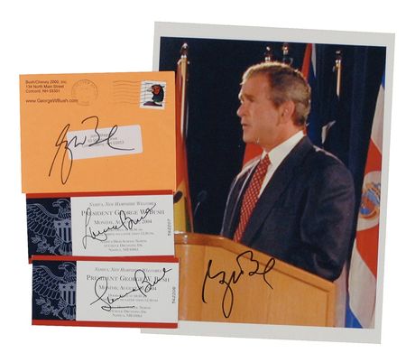 Lot #7 George W. Bush Group Lot