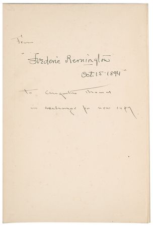 Lot #519 Frederic Remington - Image 1
