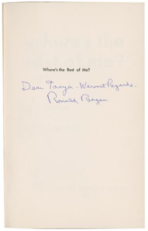 Lot #101 Ronald Reagan Book - Image 1