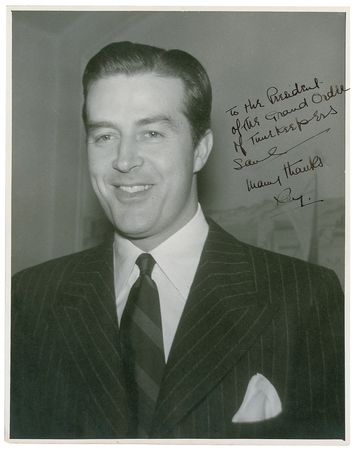Lot #1061 Ray Milland: “To the President of the Grand Order of Timekeepers” - Image 1