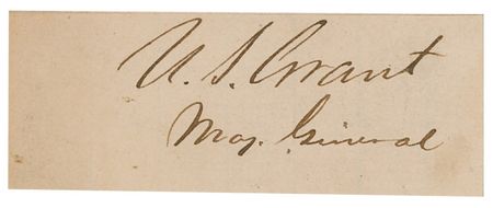 Lot #44 U. S. Grant and Politicians Signatures - Image 2