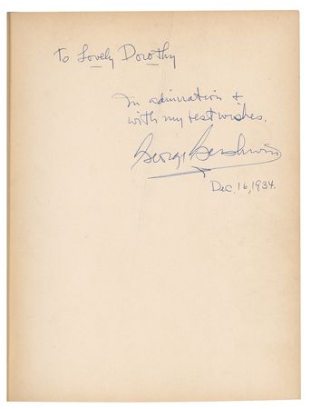Lot #683 George Gershwin: Vintage 1934 Art in America book signed and inscribed by Gershwin - Image 1