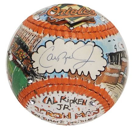 Lot #1507 Cal Ripken, Jr Baseball - Image 1
