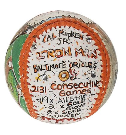 Lot #1507 Cal Ripken, Jr Baseball - Image 3