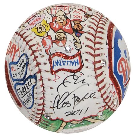 Lot #1384 Roy Halladay Baseball - Image 2