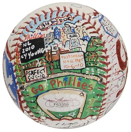 Lot #1384 Roy Halladay Baseball - Image 5
