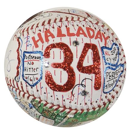 Lot #1384 Roy Halladay Baseball - Image 6