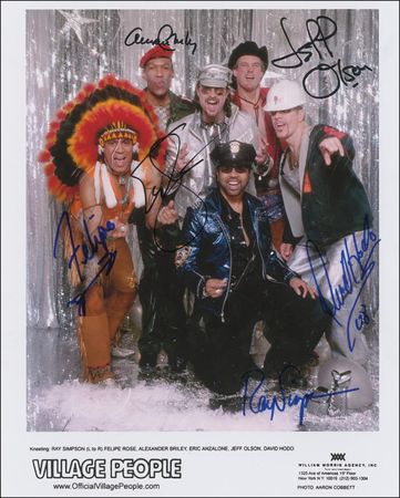 Lot #777 Village People Signed Photographs - Image 2