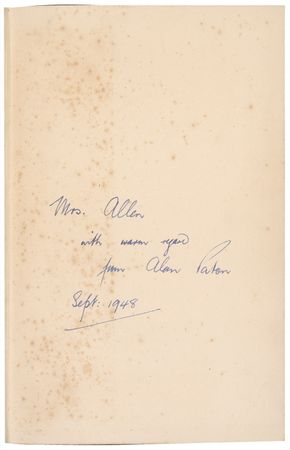 Lot #516 Alan Paton Book - Image 1