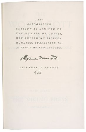 Lot #555 Alexander Woollcott - Image 1