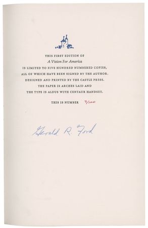 Lot #36 Gerald Ford Book - Image 2