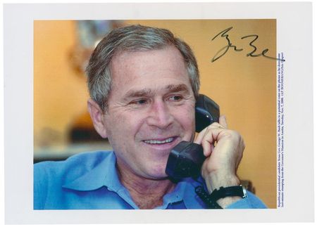Lot #10 George W. Bush Signed Photograph