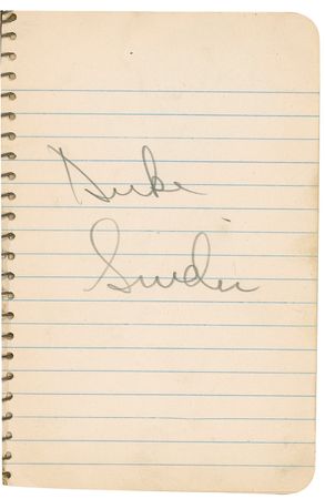 Lot #1267 Brooklyn Dodgers: Early 1950s signatures of ‘Dem Bums’ including Snider, Reese, Roe and Campy - Image 3