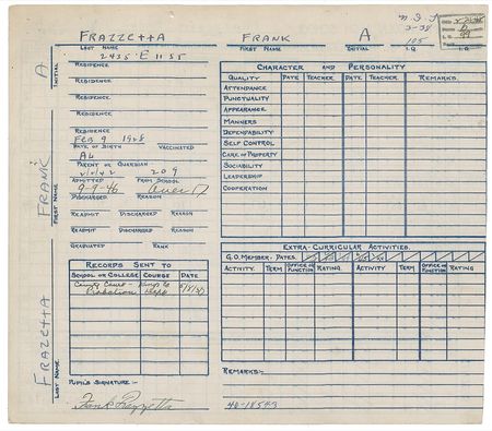 Lot #472 Frank Frazetta: The great Sci-Fi artist shows promise as a 1940s high school art student - Image 1