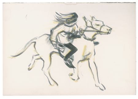 Lot #757 Rolling Stones: Ron Wood: Ronnie Wood’s sketchbook from the Voodoo Lounge tour, including 12 original sketches and set list drafts - Image 11