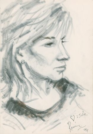 Lot #757 Rolling Stones: Ron Wood: Ronnie Wood’s sketchbook from the Voodoo Lounge tour, including 12 original sketches and set list drafts - Image 3