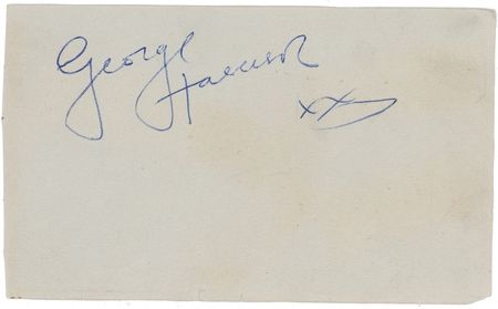 Lot #618 Beatles: McCartney and Harrison Signatures - Image 2