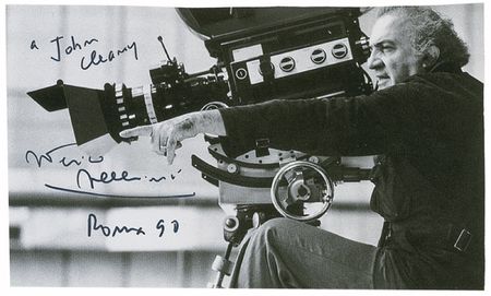 Lot #938 Federico Fellini Signed Photograph - Image 2