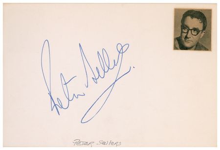 Lot #1139 Peter Sellers Signature - Image 1