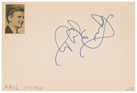 Lot #676 Everly Brothers Signatures - Image 2