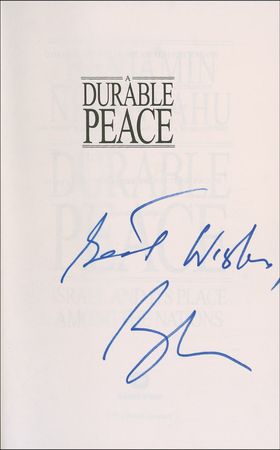 Lot #240 Benjamin Netanyahu Book - Image 1