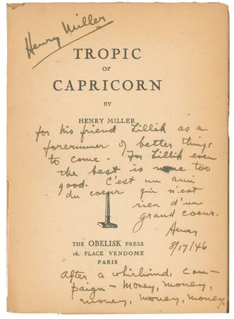 Lot #507 Henry Miller: ?After a whirlwind campaign-money, money, money, money, money? - Image 2