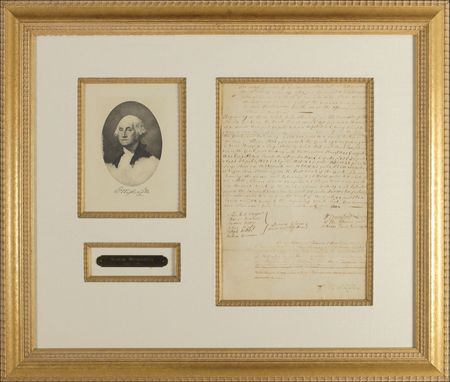 Lot #149 George Washington: Washington ensures that Virginia veterans?including himself?receive their promised land - Image 1