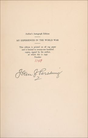 Lot #326 John J. Pershing Book - Image 1