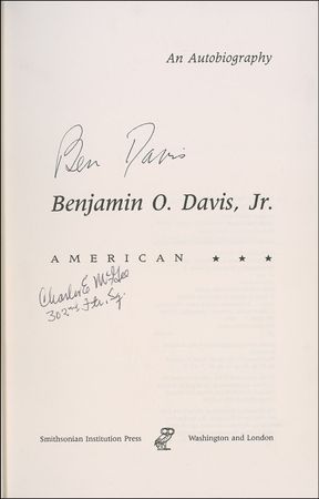 Lot #284 Benjamin O. Davis, Jr and African American Pilots Book - Image 1