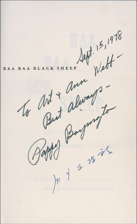 Lot #275 Pappy Boyington and Mike Kawato Book - Image 1