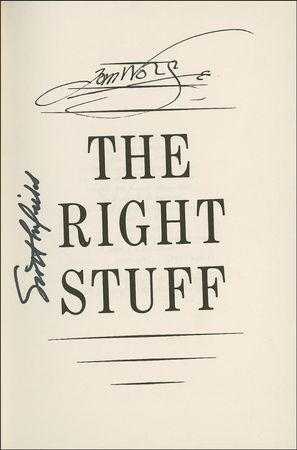 Lot #426 The Right Stuff Book - Image 1