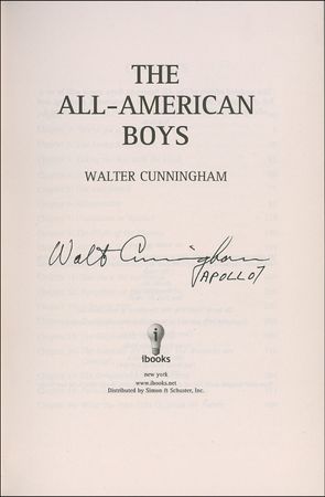 Lot #384 Walt Cunningham - Image 1