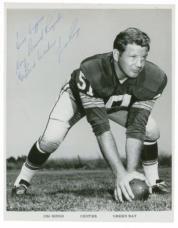 Lot #1354 Football Hall of Famers Signed Photograph - Image 1