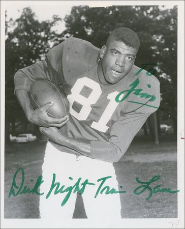 Lot #1354 Football Hall of Famers Signed Photograph - Image 2