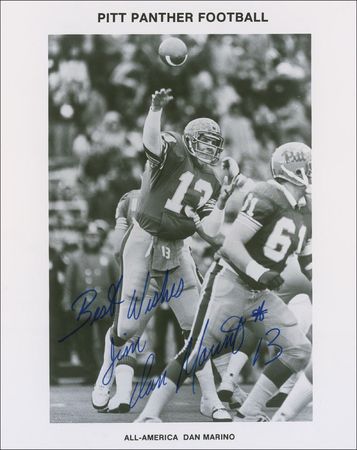 Lot #1355 Football Hall of Famers Signed Photograph - Image 1