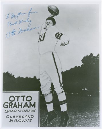 Lot #1355 Football Hall of Famers Signed Photograph - Image 2