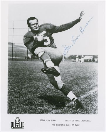 Lot #1356 Football Hall of Famers Signed Photograph - Image 2