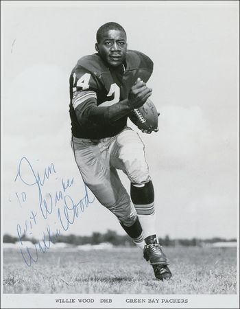 Lot #1357 Football Hall of Famers Signed Photograph - Image 1