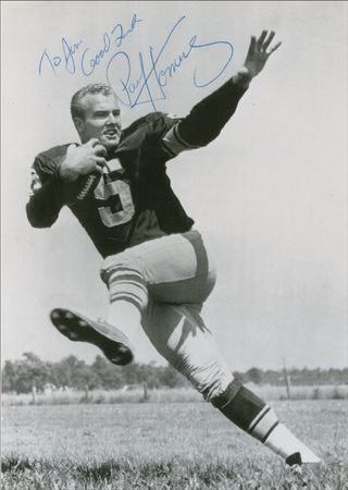 Lot #1357 Football Hall of Famers Signed Photograph - Image 2