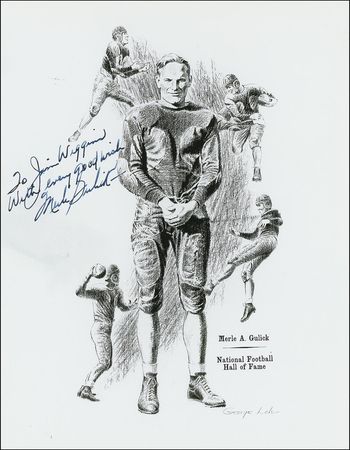 Lot #1303 College Football Hall of Famers - Image 2