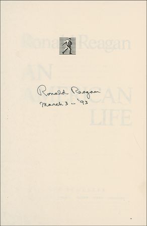 Lot #99 Ronald Reagan Book - Image 1