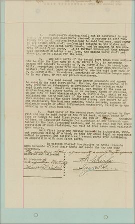 Lot #306 Fred M. Kirby: Kirby hires a manager for his New Orleans store - Image 2