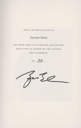 Lot #14 George W. Bush Book