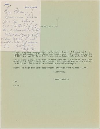 Lot #1256 Wizard of Oz: Ray Bolger - Image 1