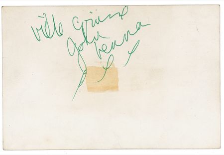 Lot #794 Beatles: John Lennon: Lennon signs a promotional photo for a German fan - Image 1