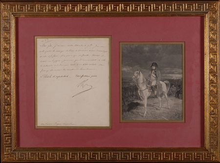 Lot #444 Napoleon: ?I do not interfere [in] Prince of Bavaria?s wedding nor to the one of his sister ? because his family desired to marry him in Spain? - Image 1
